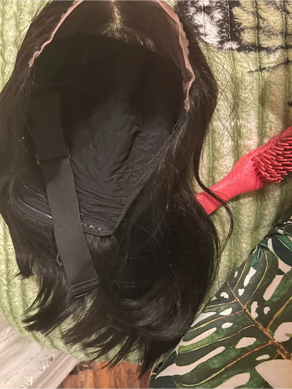 Black Lace Front Human Hair Wig - Natural Black
